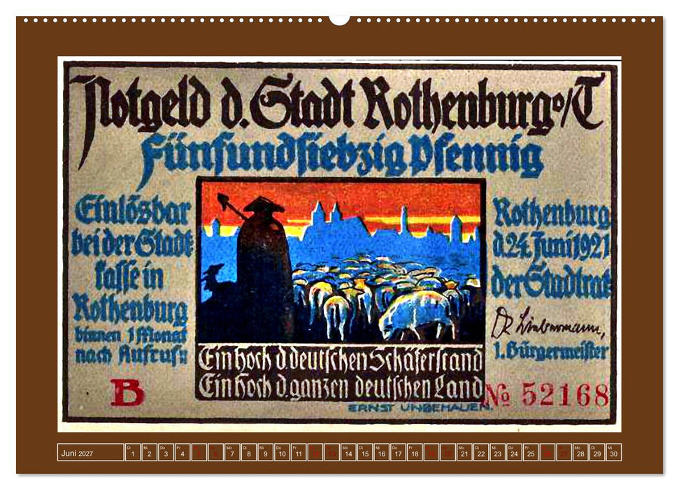 Gruß aus Rothenburg ob der Tauber (CALVENDO Wandkalender 2027)