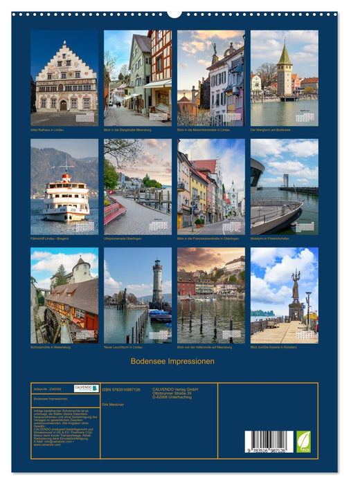 Bodensee Impressionen (CALVENDO Premium Wandkalender 2027)