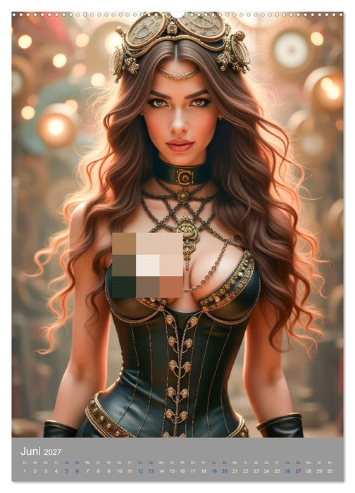 Steampunk Zirkus-Diven (CALVENDO Premium Wandkalender 2027)
