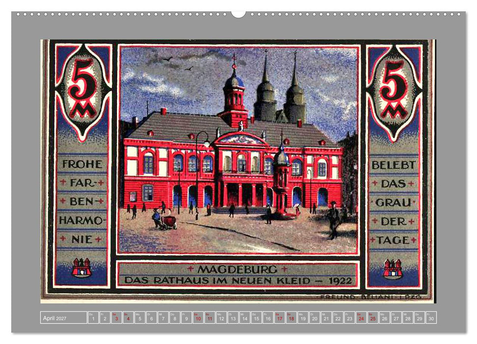 Gruß aus Magdeburg (CALVENDO Premium Wandkalender 2027)