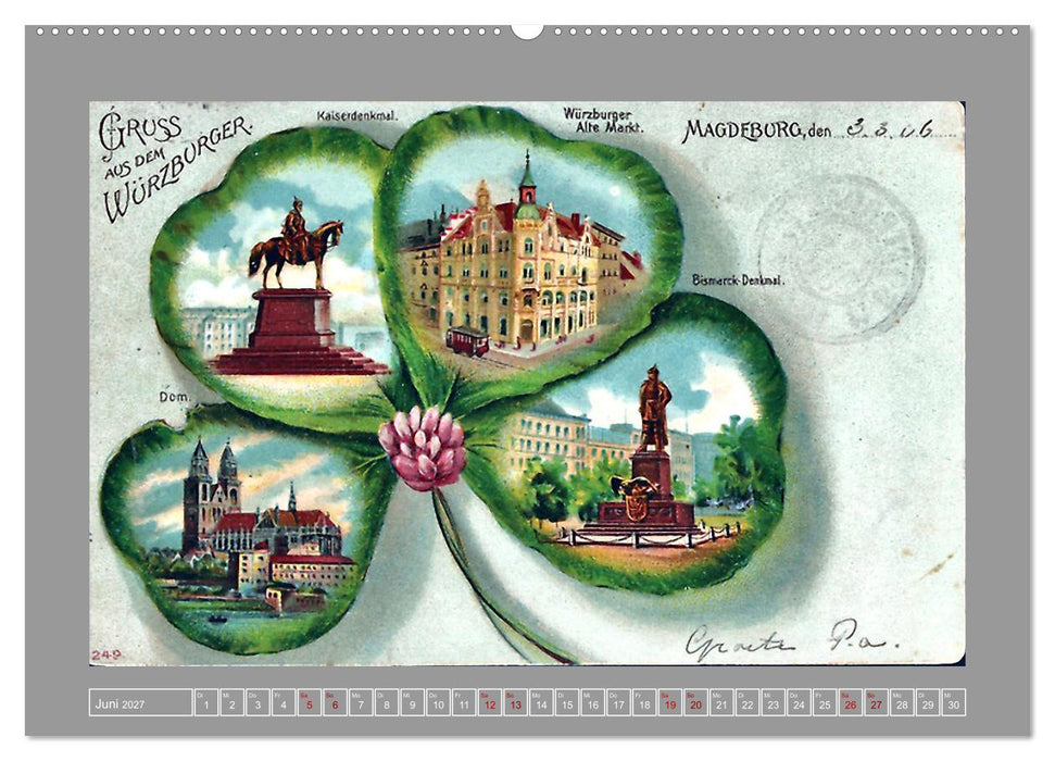 Gruß aus Magdeburg (CALVENDO Premium Wandkalender 2027)