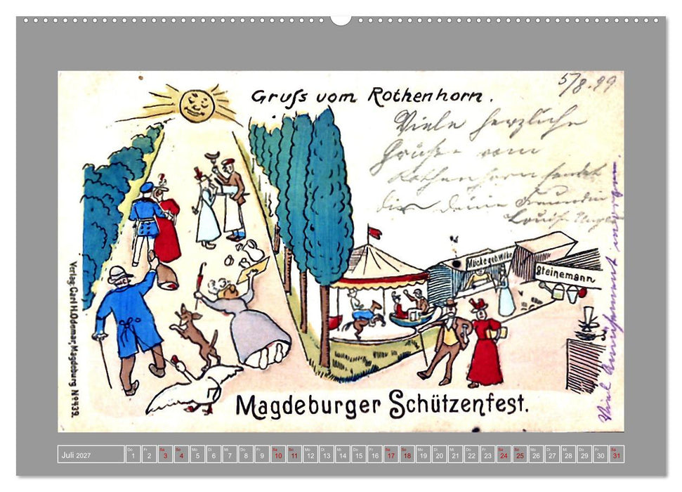 Gruß aus Magdeburg (CALVENDO Premium Wandkalender 2027)
