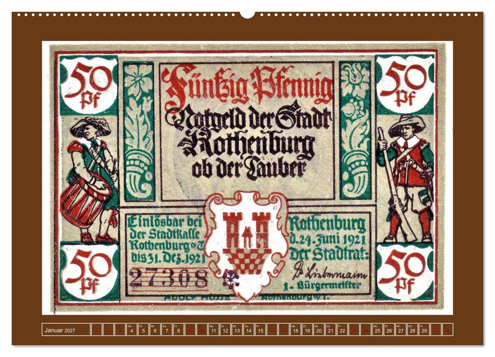 Gruß aus Rothenburg ob der Tauber (CALVENDO Premium Wandkalender 2027)