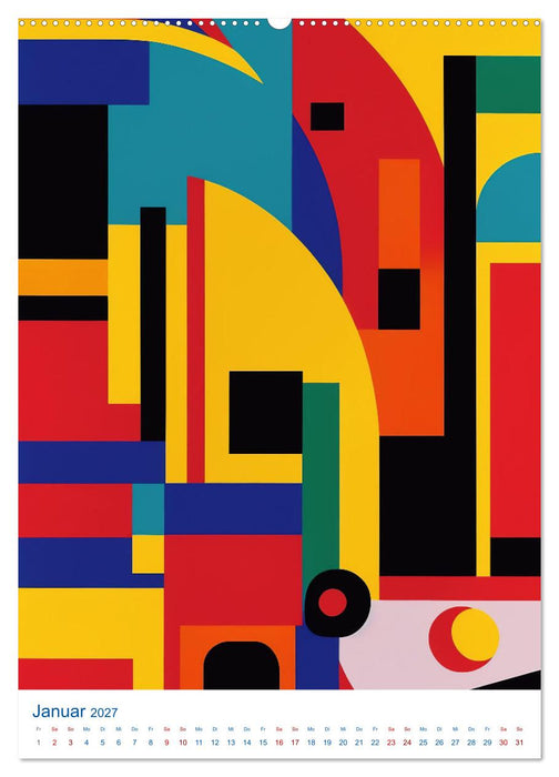 Spiel mit Farben (CALVENDO Premium Wandkalender 2027)