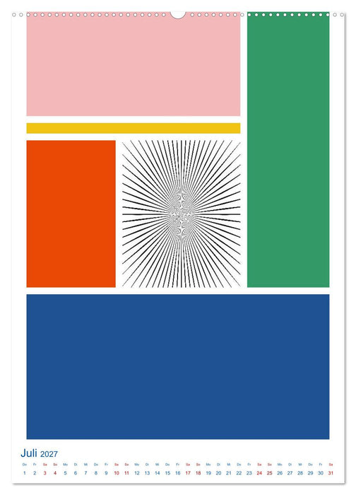 Spiel mit Farben (CALVENDO Premium Wandkalender 2027)