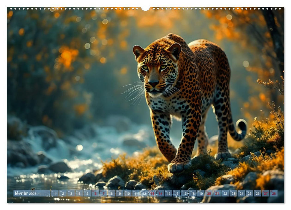 Regards Sauvages – Rencontres au cœur du monde sauvage (CALVENDO Calendrier mensuel 2027)
