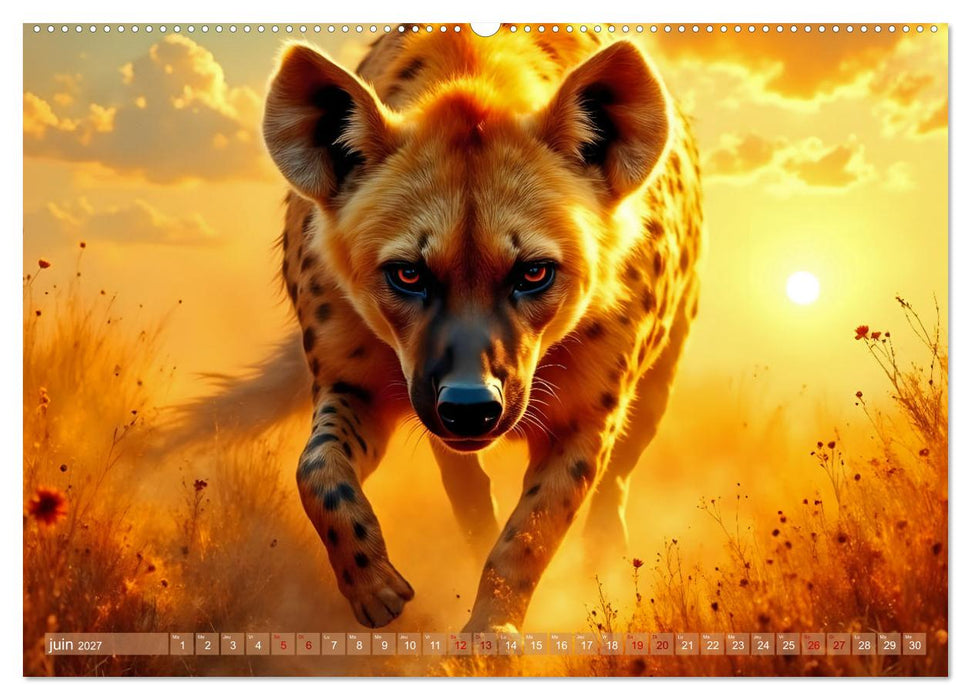 Regards Sauvages – Rencontres au cœur du monde sauvage (CALVENDO Calendrier mensuel 2027)