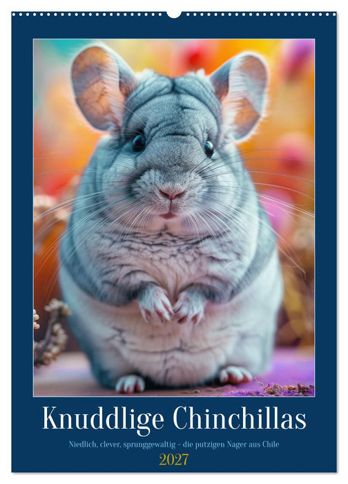 Knuddlige Chinchillas (CALVENDO Wandkalender 2027)