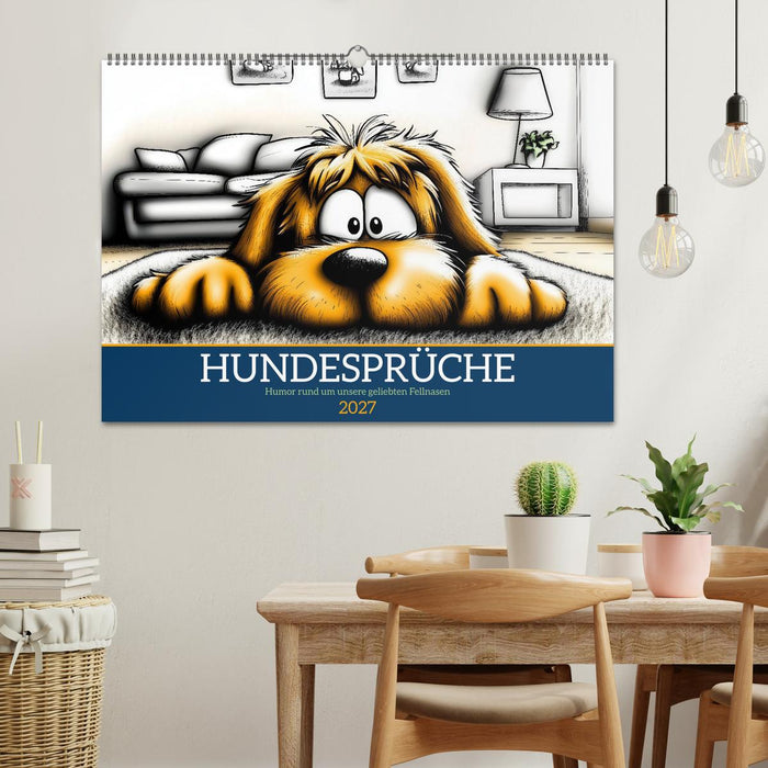 Hundesprüche (CALVENDO Wandkalender 2027)