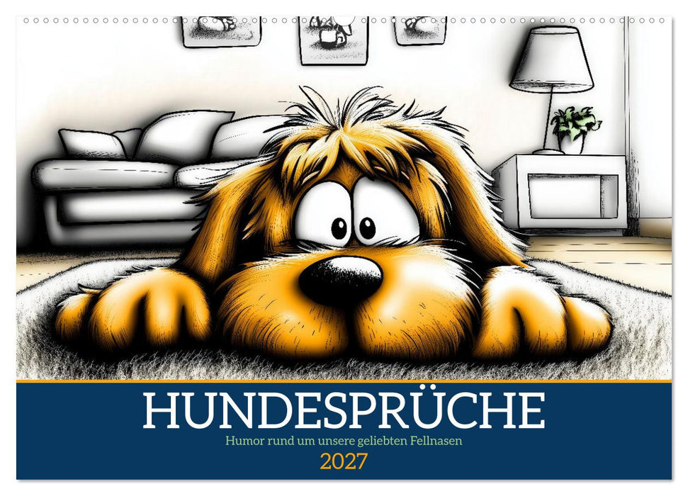 Hundesprüche (CALVENDO Wandkalender 2027)