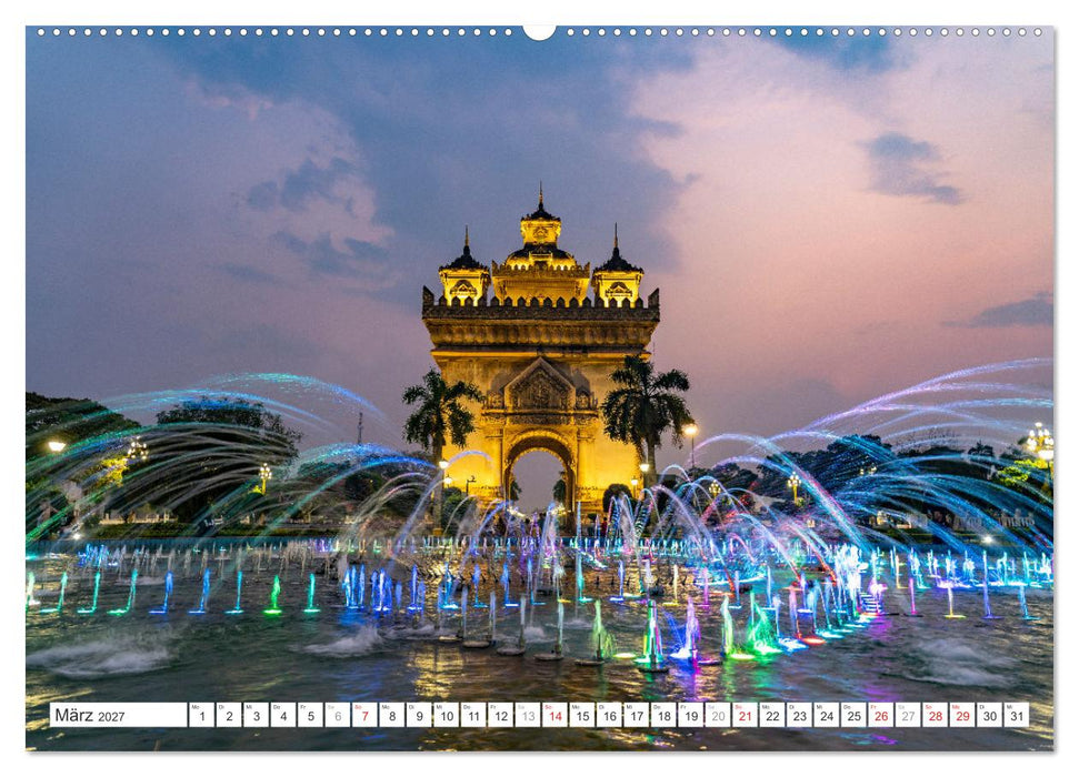 Südostasien - Laos (CALVENDO Premium Wandkalender 2027)