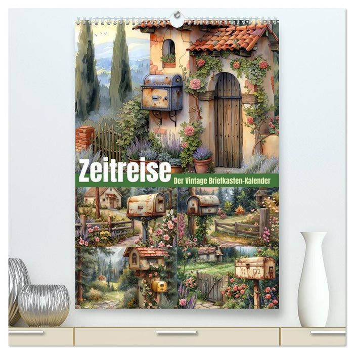 Zeitreise - Der vintage Briekasten Kalender (CALVENDO Premium Wandkalender 2027)