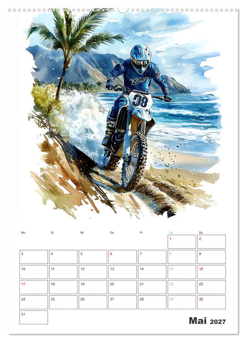 Motocross - Der Sport für echte Abenteurer (CALVENDO Premium Wandkalender 2027)
