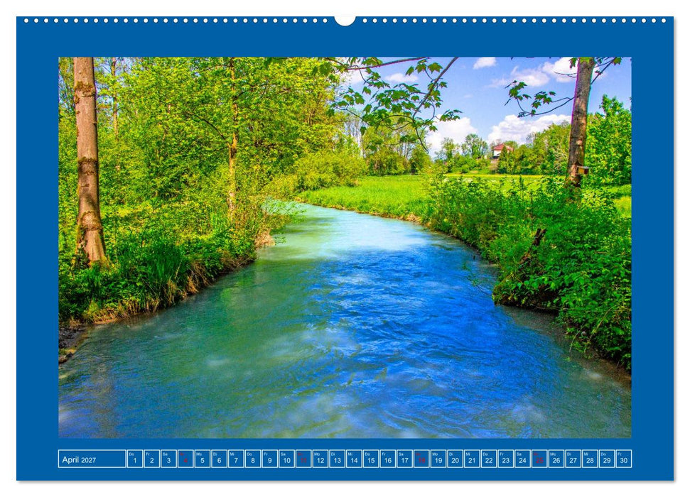 Es fließt die Saalach (CALVENDO Wandkalender 2027)