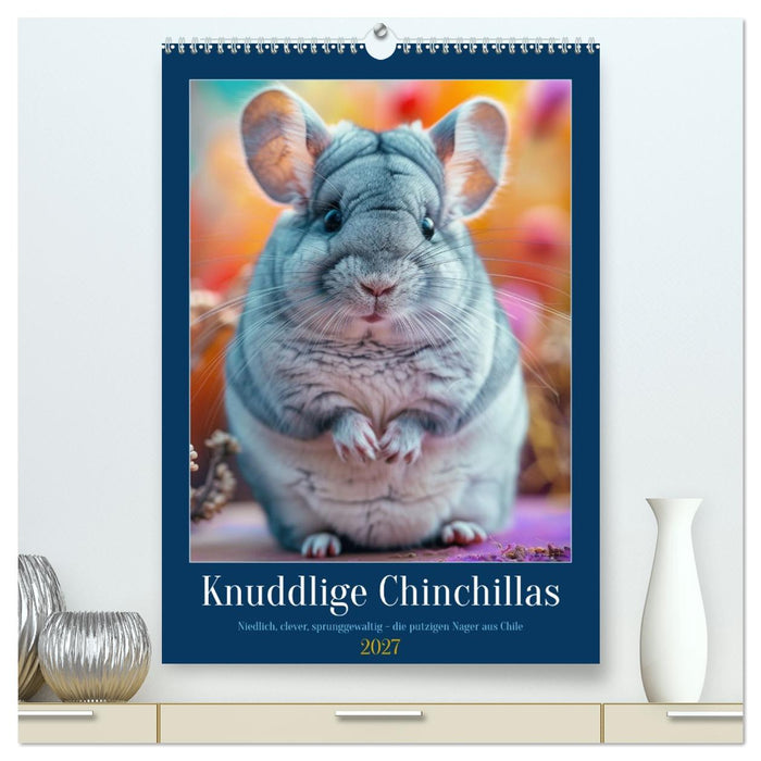 Knuddlige Chinchillas (CALVENDO Premium Wandkalender 2027)