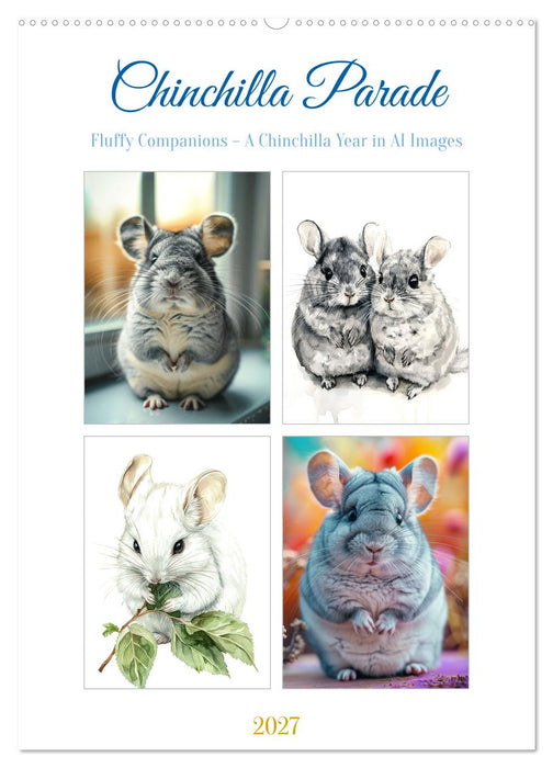 Chinchilla Parade (CALVENDO Monthly Calendar 2027)