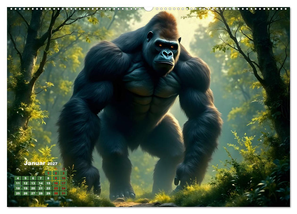 Wildlife im Fokus - Begegnungen auf Augenhöhe (CALVENDO Premium Wandkalender 2027)