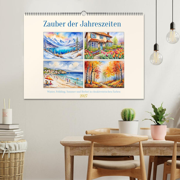 Zauber der Jahreszeiten (CALVENDO Wandkalender 2027)