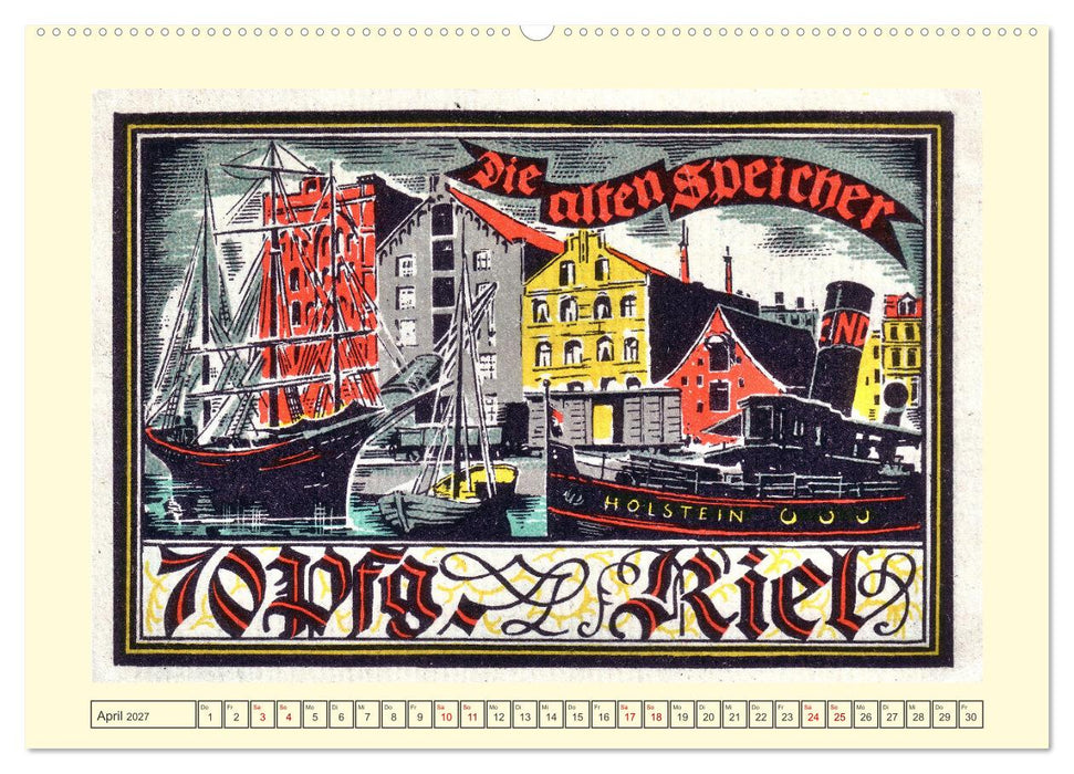 Gruß aus Kiel (CALVENDO Wandkalender 2027)