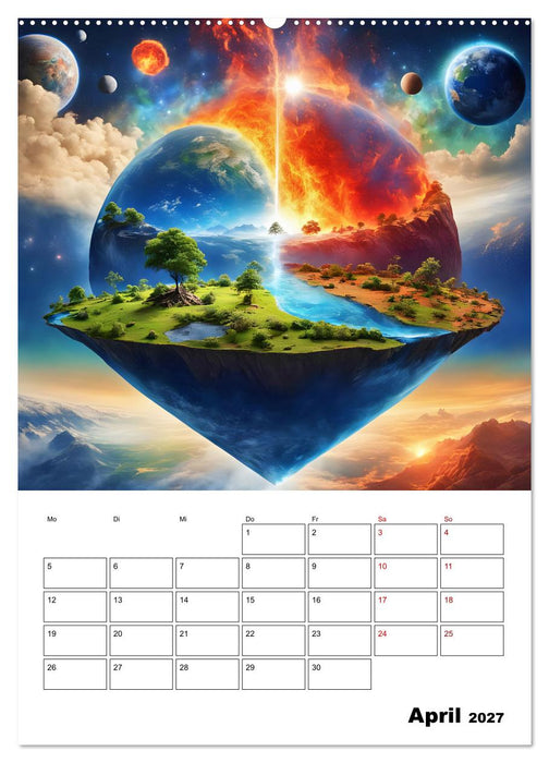 Elementare Seelenreise (CALVENDO Premium Wandkalender 2027)