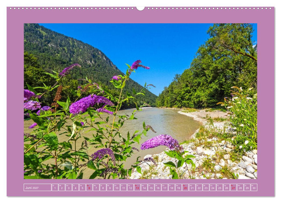 Es fließt die Saalach (CALVENDO Premium Wandkalender 2027)