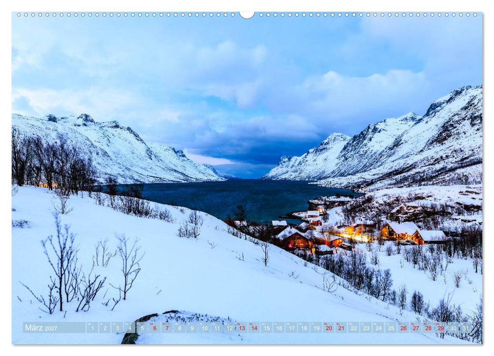 Tromsø in der Polarnacht (CALVENDO Wandkalender 2027)
