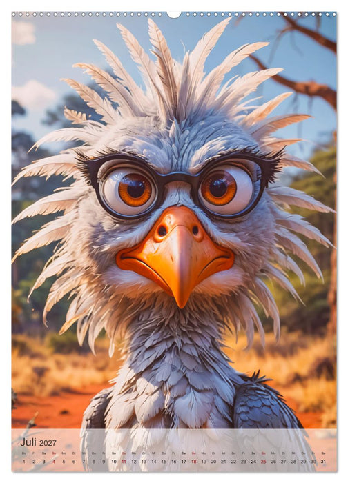 Wild und Knuffig – Knuddelsafari durch Afrika (CALVENDO Premium Wandkalender 2027)