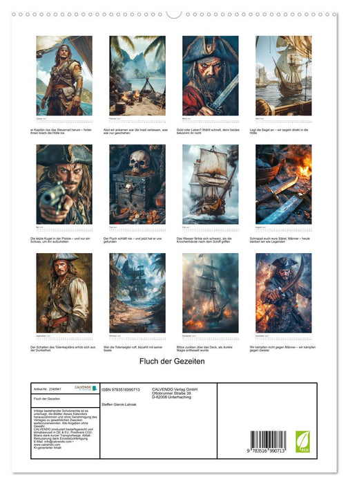 Fluch der Gezeiten (CALVENDO Premium Wandkalender 2027)