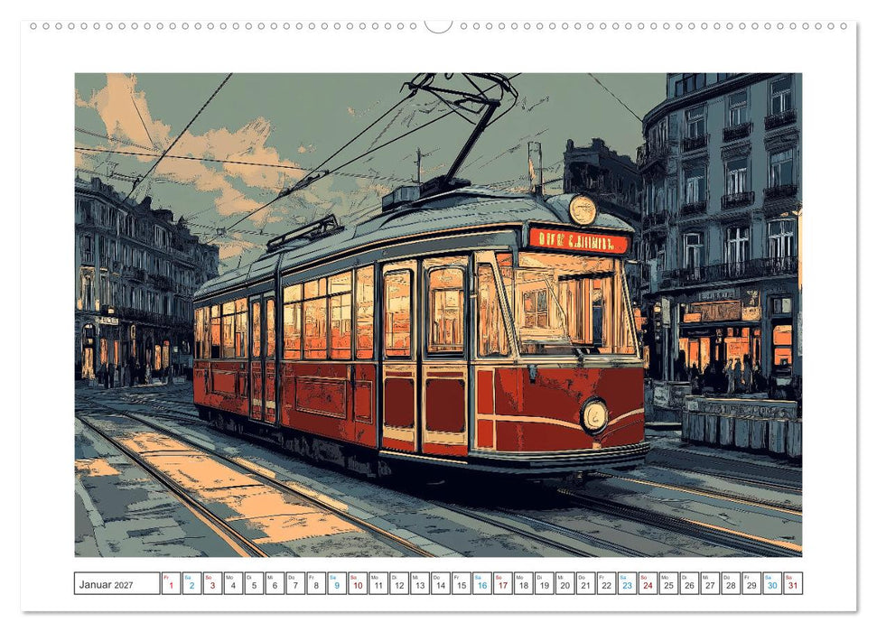 Eleganz auf Rädern (CALVENDO Wandkalender 2027)
