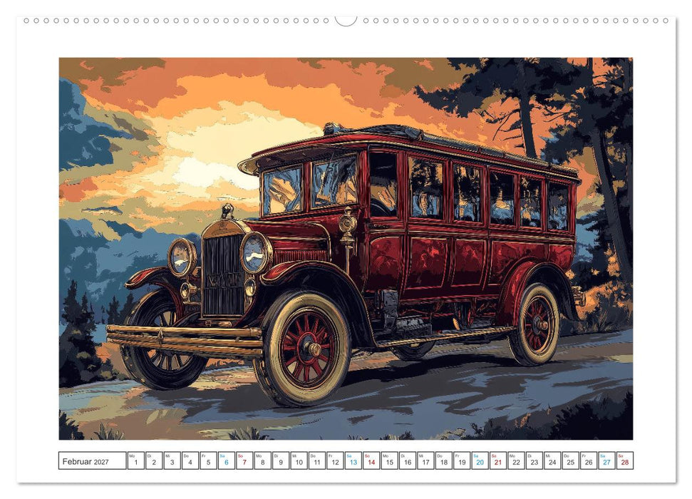 Eleganz auf Rädern (CALVENDO Wandkalender 2027)