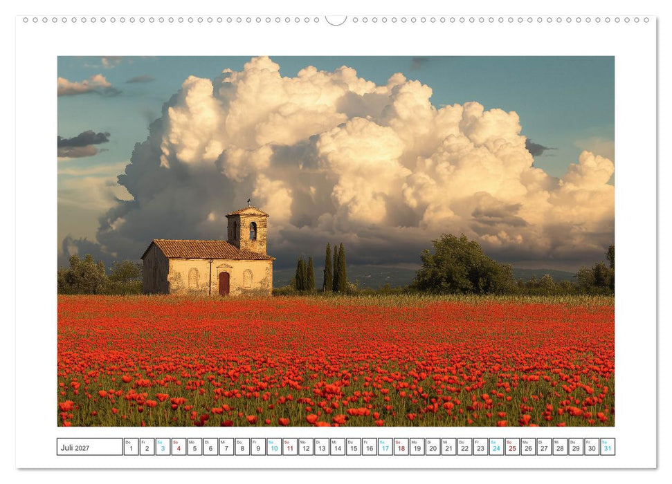 Zypressen und Weinberge (CALVENDO Premium Wandkalender 2027)
