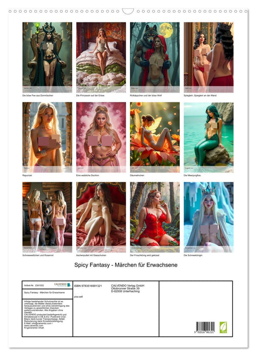 Spicy Fantasy - Märchen für Erwachsene (CALVENDO Wandkalender 2027)