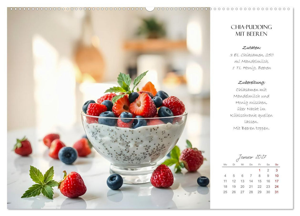 Superfood Power - Gesunde und leckere Superfood-Snacks (CALVENDO Premium Wandkalender 2027)