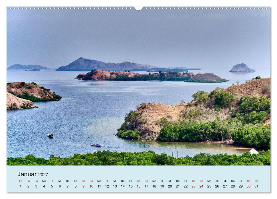Indonesien - Die kleinen Sundainseln (CALVENDO Premium Wandkalender 2027)