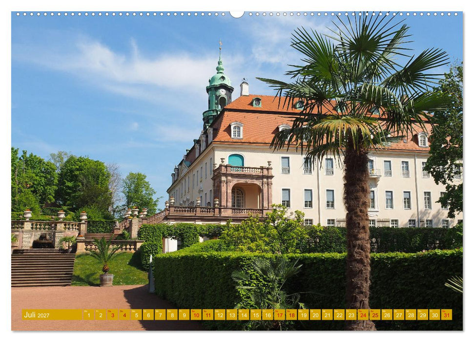 Schlösser und Burgen zwischen Werra und Elbe (CALVENDO Premium Wandkalender 2027)