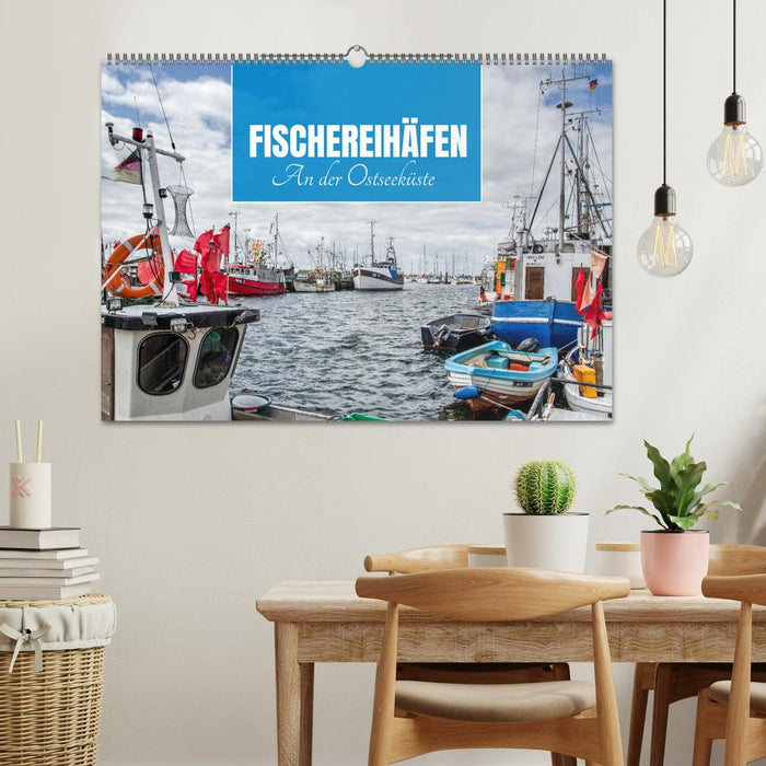 Fischereihäfen an der Ostseeküste (CALVENDO Wandkalender 2027)