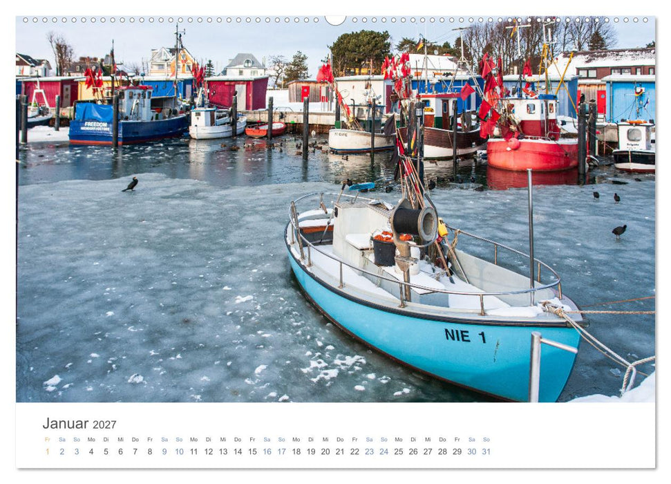 Fischereihäfen an der Ostseeküste (CALVENDO Wandkalender 2027)