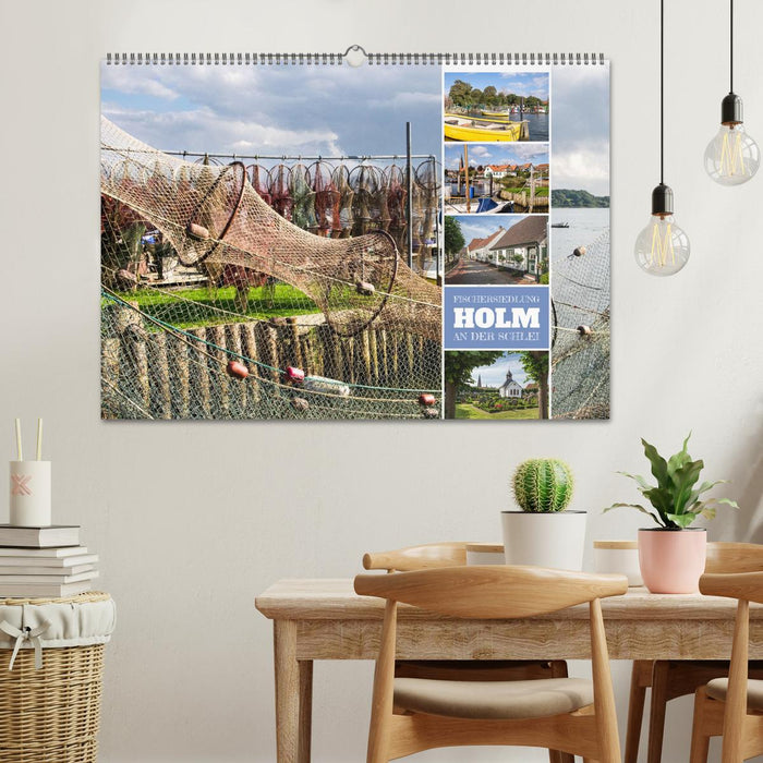 Fischersiedlung Holm an der Schlei (CALVENDO Wandkalender 2027)