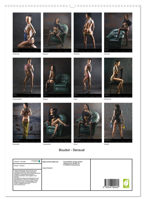 Boudoir - Sensual (CALVENDO Premium Wandkalender 2027)