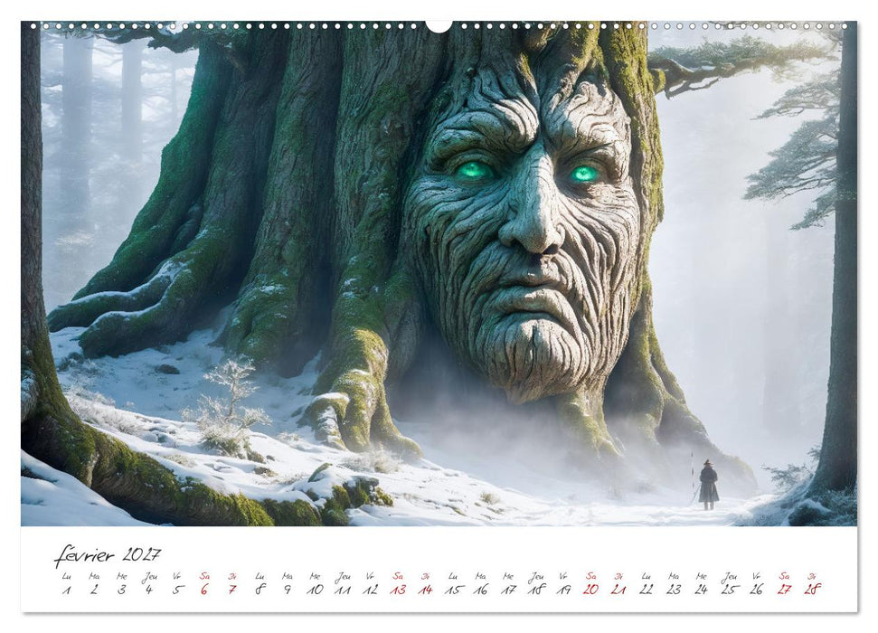 Une étrange forêt - Le monde surprenant des sous-bois (CALVENDO Calendrier mensuel 2027)