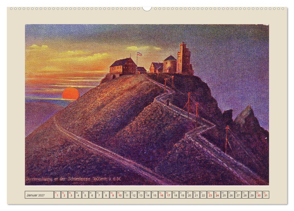 Gruß von der Schneekoppe (CALVENDO Premium Wandkalender 2027)
