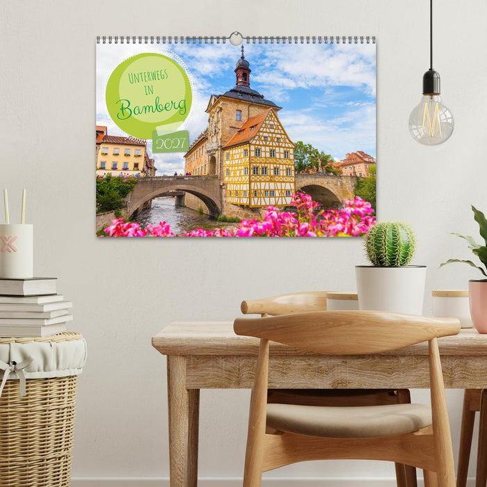 Unterwegs in Bamberg (CALVENDO Wandkalender 2027)