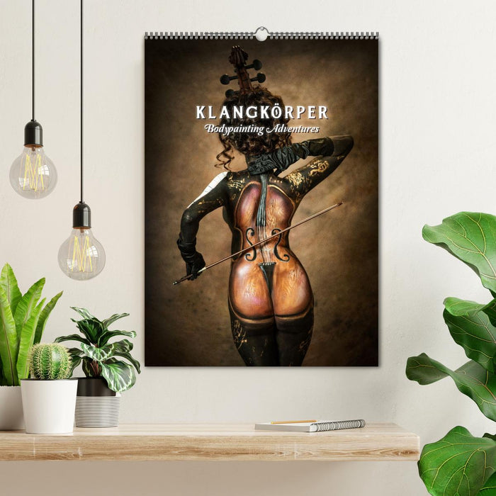 Klangkörper - Bodypainting Adventures (CALVENDO Wandkalender 2027)