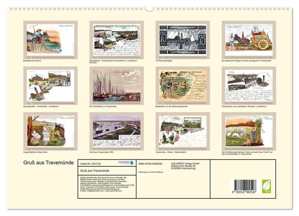 Gruß aus Travemünde (CALVENDO Premium Wandkalender 2027)