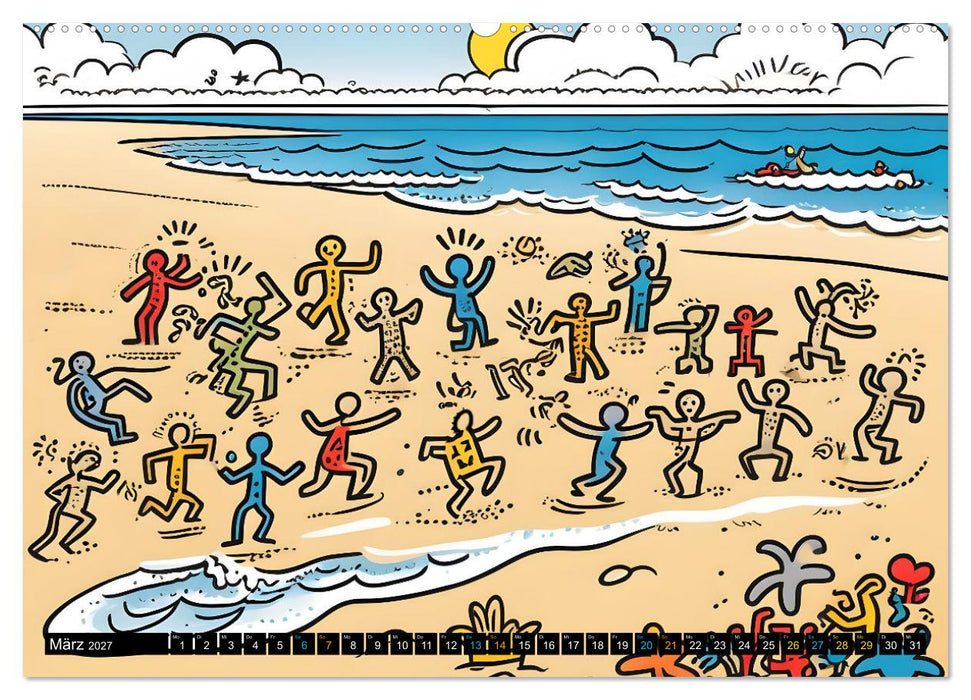 Comics für Kinder. Kinder lieben Abwechslung (CALVENDO Premium Wandkalender 2027)
