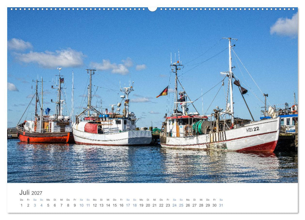 Fischereihäfen an der Ostseeküste (CALVENDO Premium Wandkalender 2027)