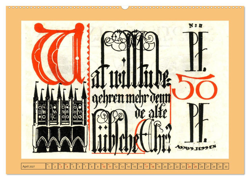 Gruß aus Lübeck (CALVENDO Wandkalender 2027)