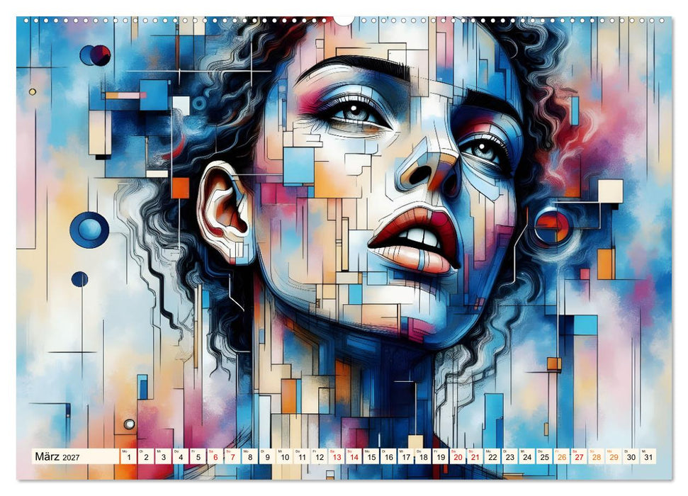 Kubistische Emotionen (CALVENDO Wandkalender 2027)