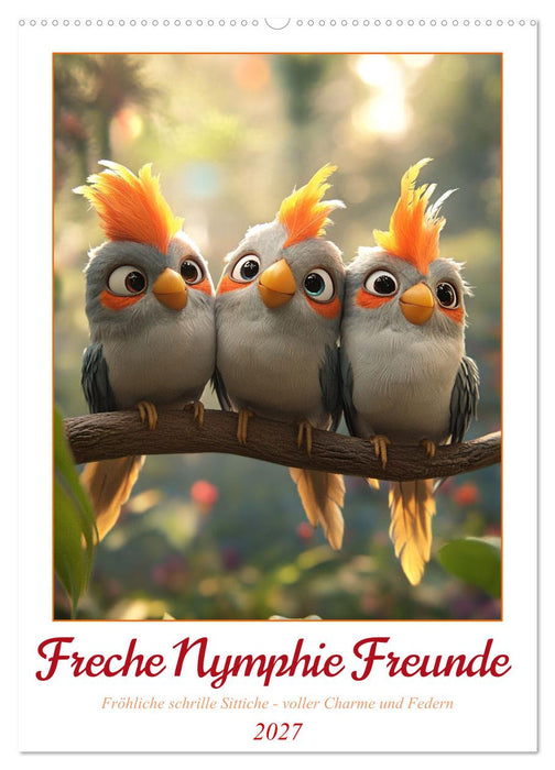 Freche Nymphie Freunde (CALVENDO Wandkalender 2027)