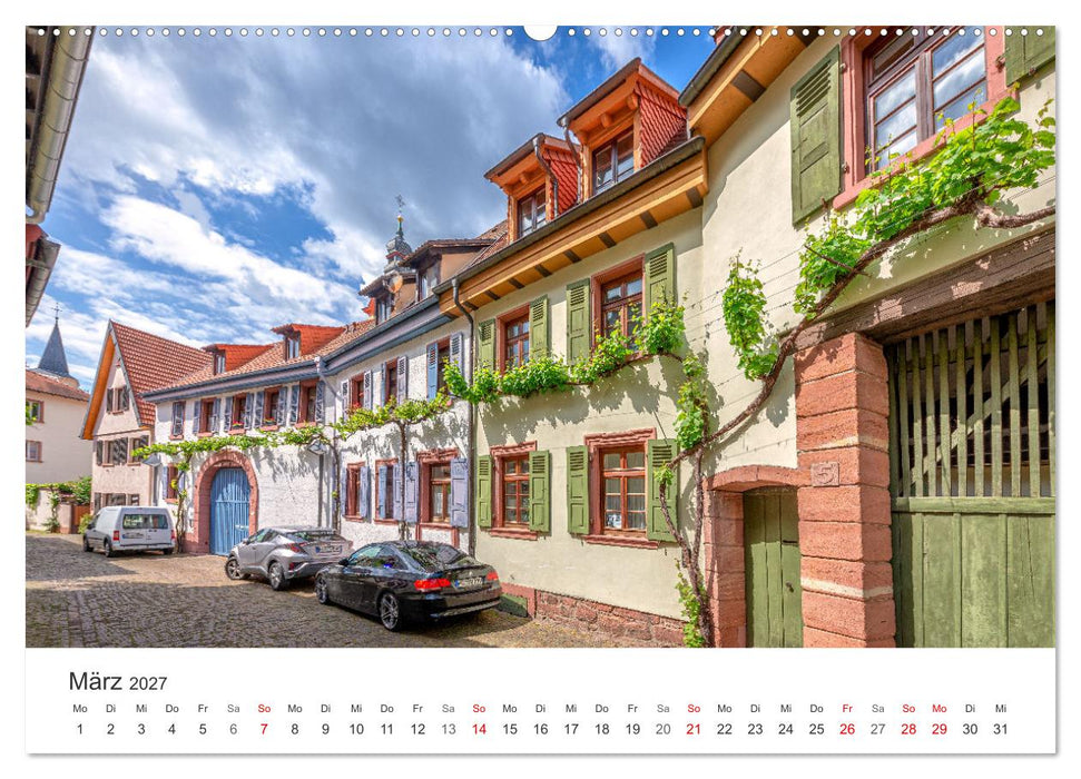 Schriesheim an der Bergstraße - Impressionen aus Stadt und Natur (CALVENDO Premium Wandkalender 2027)